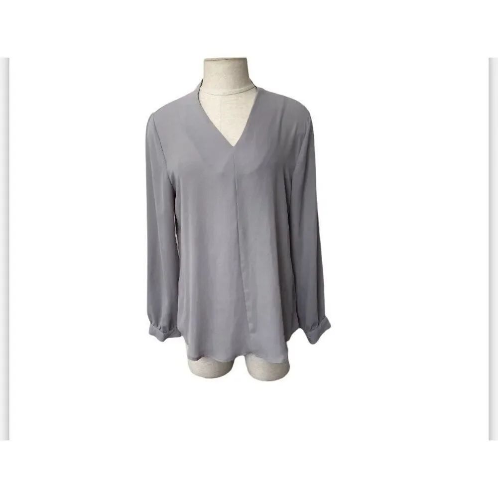Violet + Claire grey long sleeved top